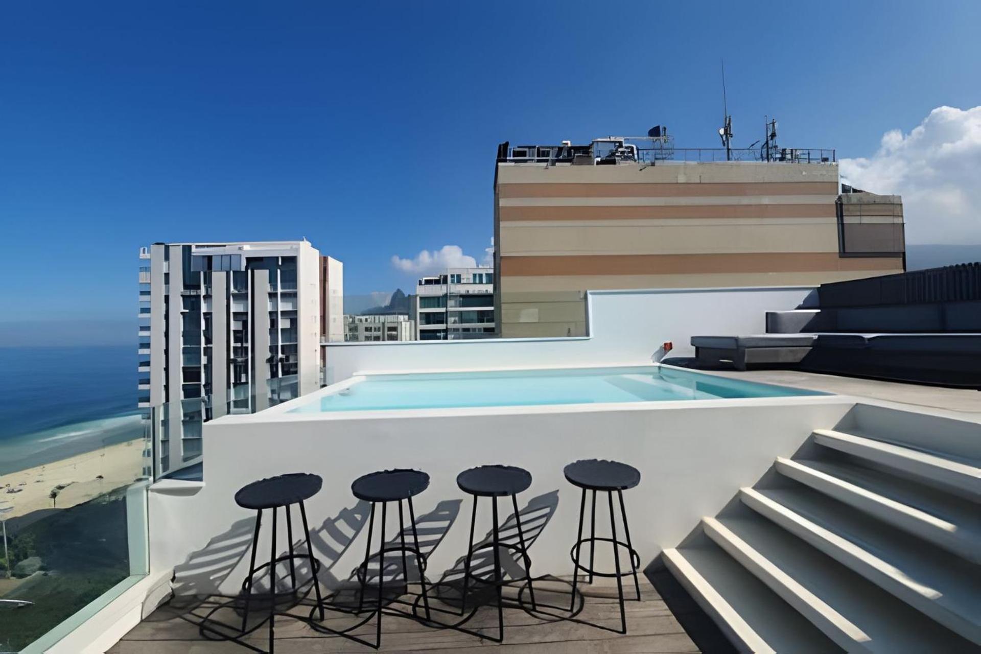 Hr.136 - Maravilhosa Cobertura Triplex Alugar Em Ipanema Com Vista Mar E Piscina Apartamento