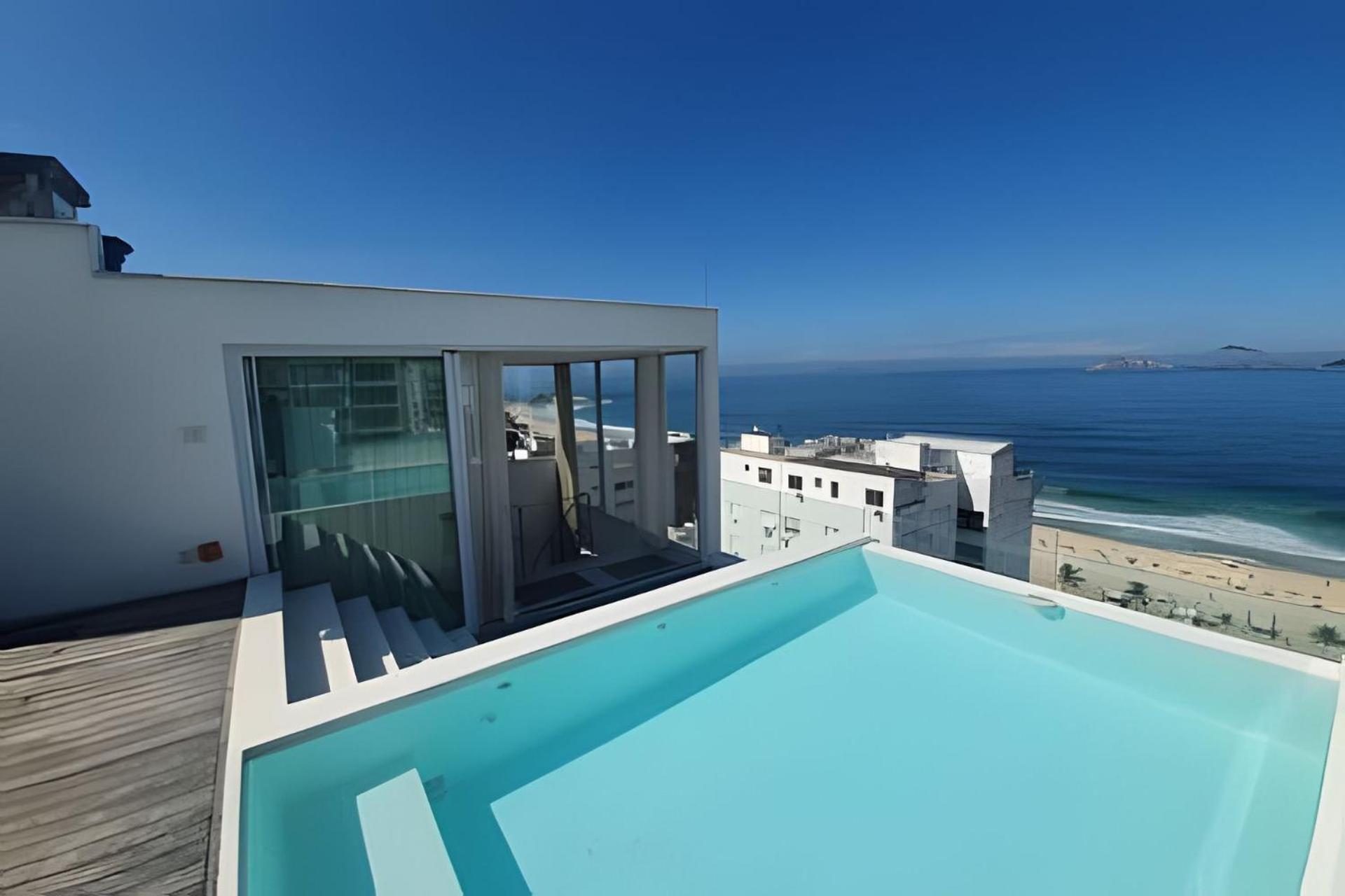 Hr.136 - Maravilhosa Cobertura Triplex Alugar Em Ipanema Com Vista Mar E Piscina Apartamento Rio de Janeiro